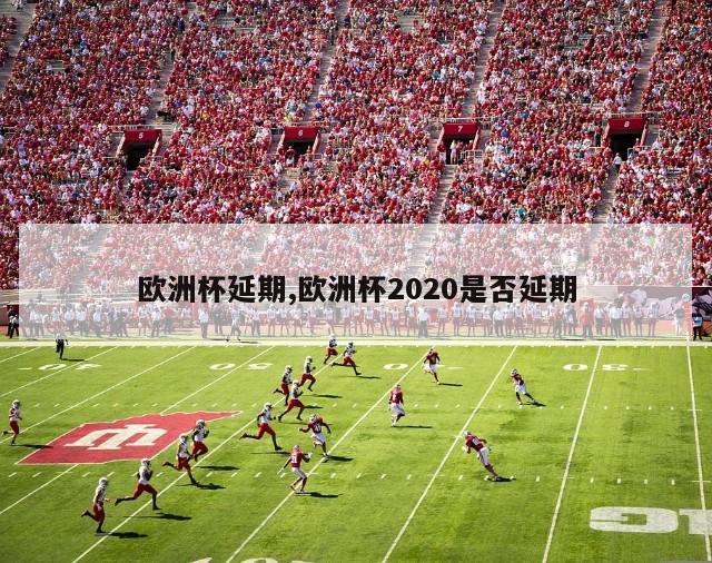 欧洲杯延期,欧洲杯2020是否延期