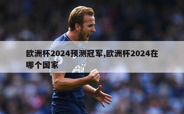 欧洲杯2024预测冠军,欧洲杯2024在哪个国家